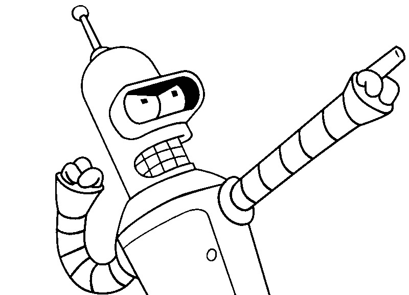 Futurama Bender libre de Futurama