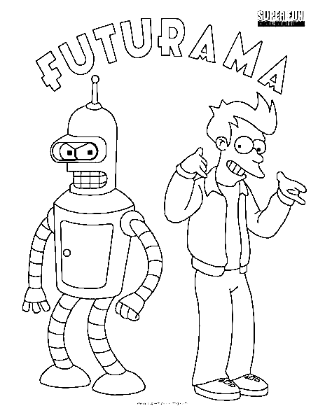 Futurama-Blätter von Futurama