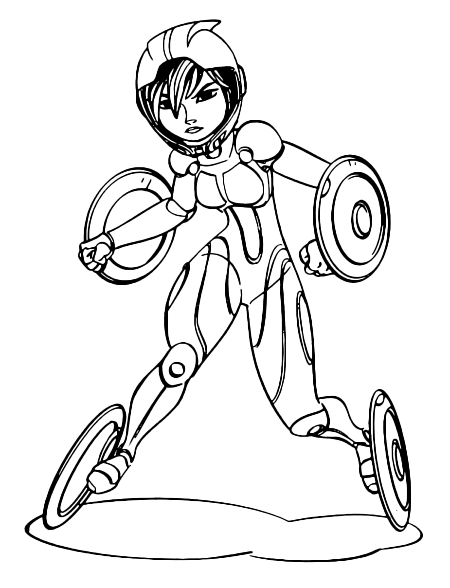 Gogo Tomato – Big Hero 6 Coloring Pages