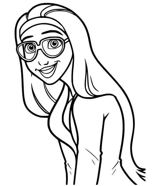 Honey Lemon from Big Hero 6 Coloring Pages