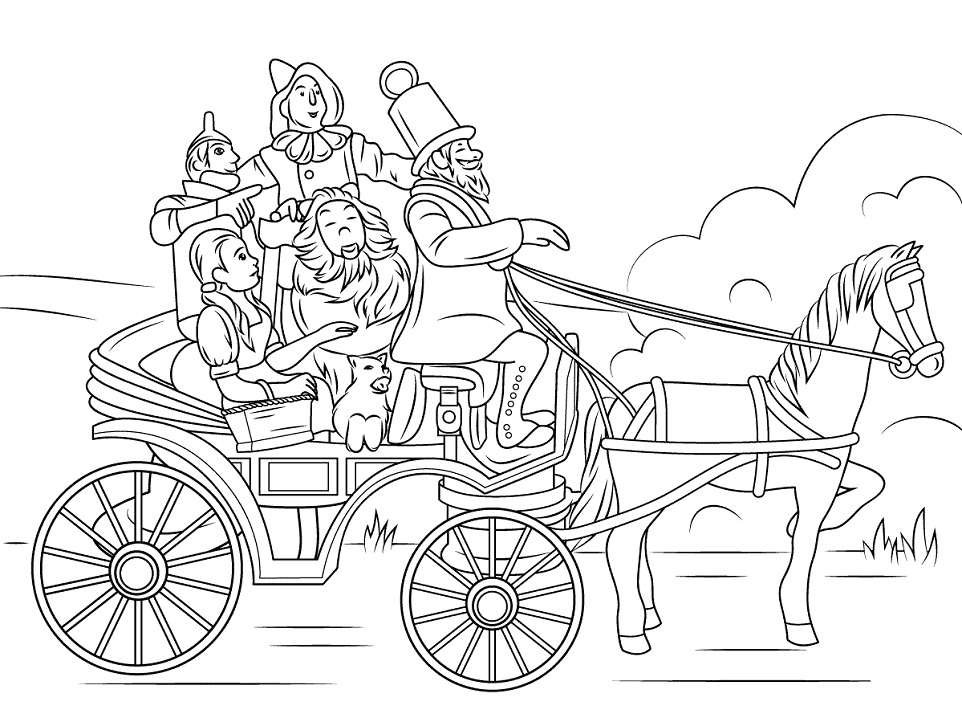 Horse of a Different Color Coloring Page