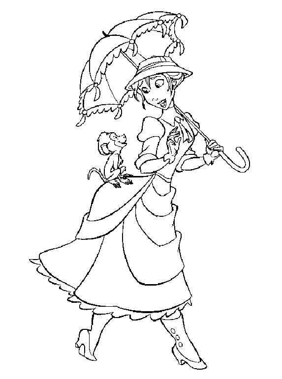 Jane Porter Coloring Page