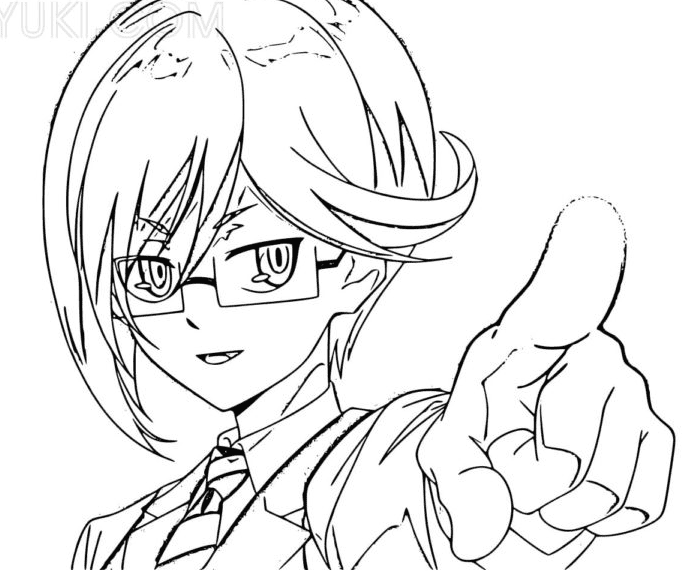 Kai Ijuin Coloring Pages