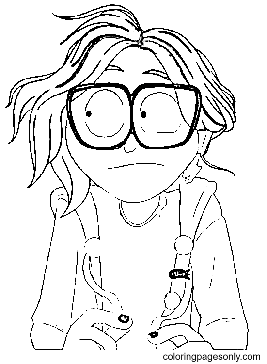 Katie Coloring Page