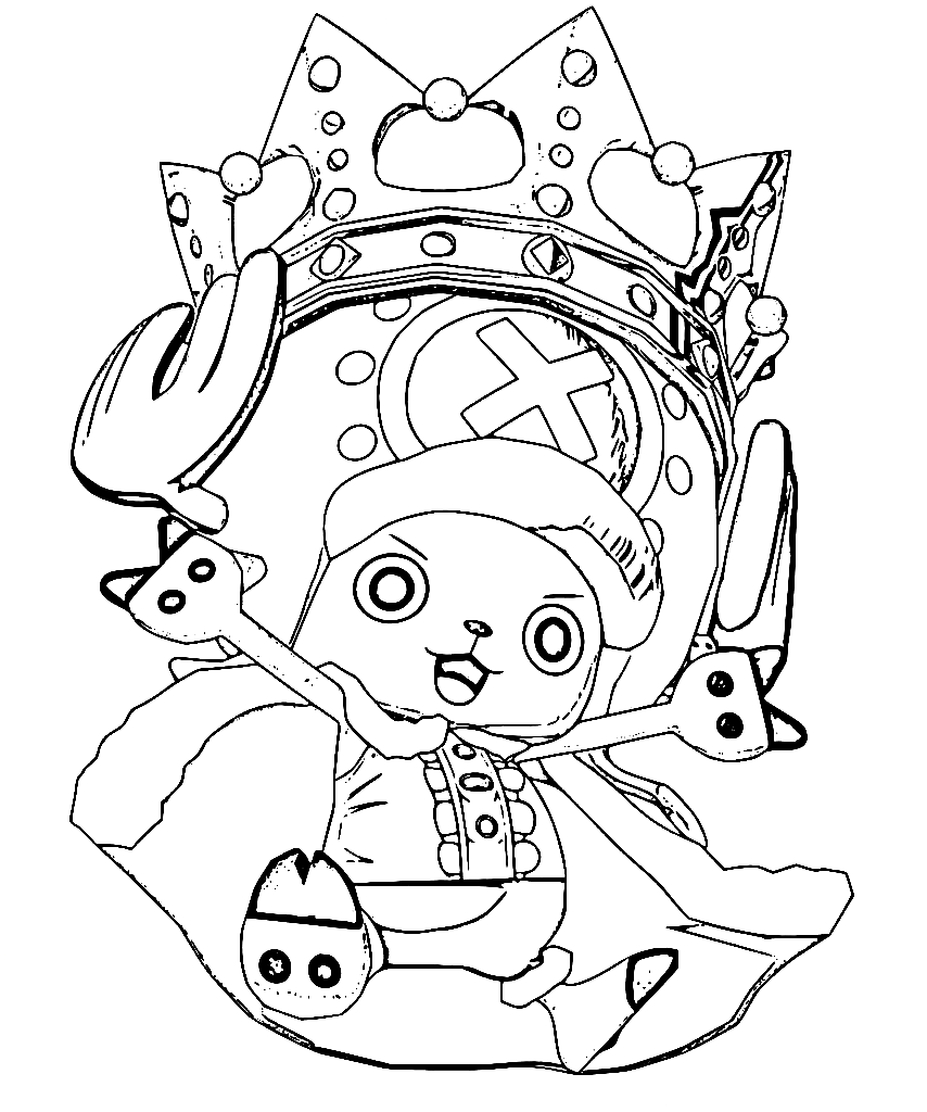 King Tony Tony Chopper Coloring Pages