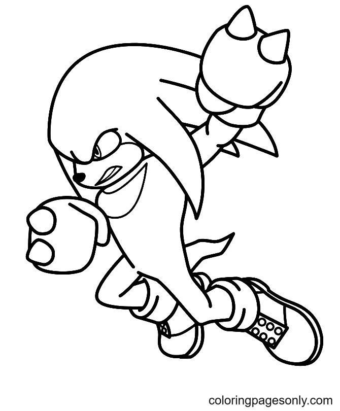 knuckles the hedgehog drawings