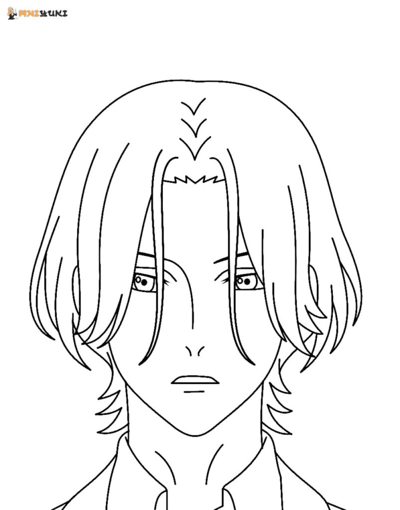 Langa Hasegawa from anime Coloring Pages