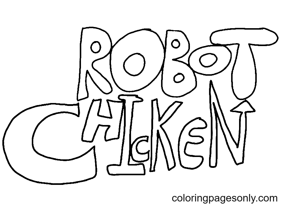 来自机器人鸡的标志机器人鸡