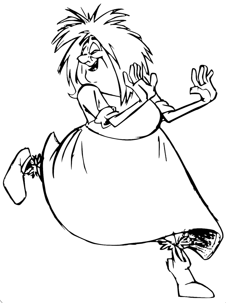 Madam Mim Coloring Pages