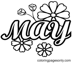 Disegni da colorare di maggio