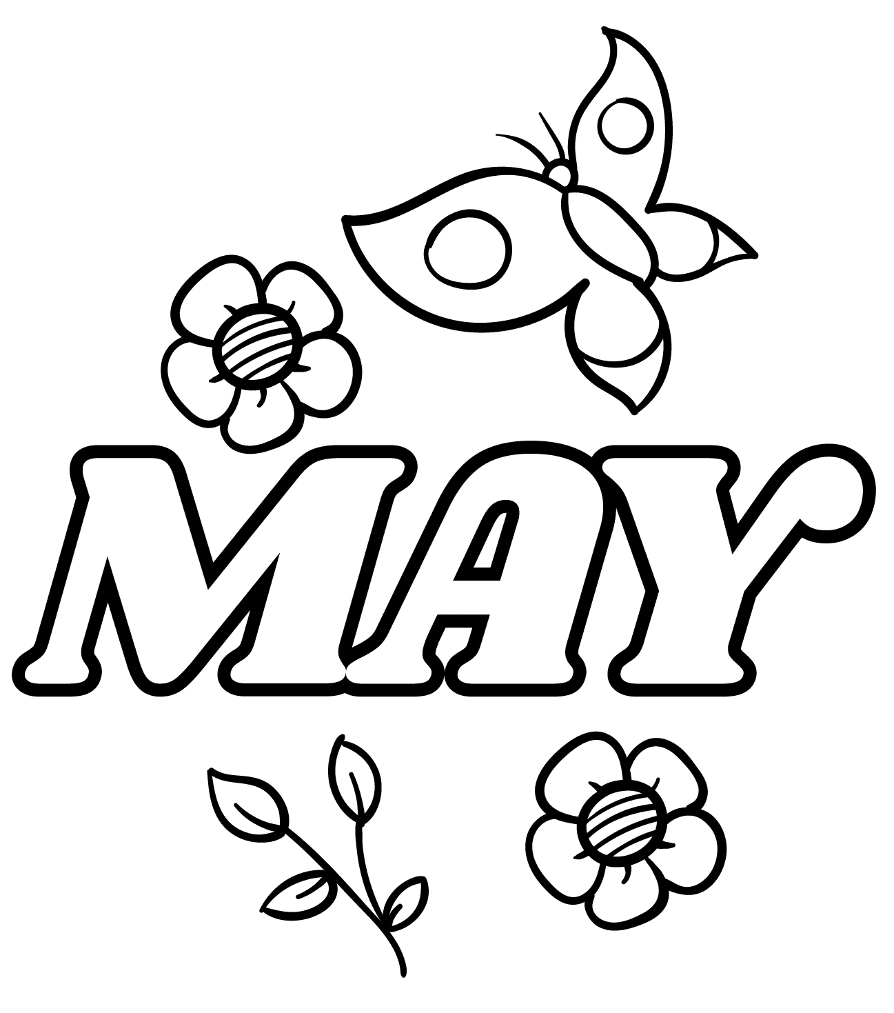 Mayo para imprimir desde mayo