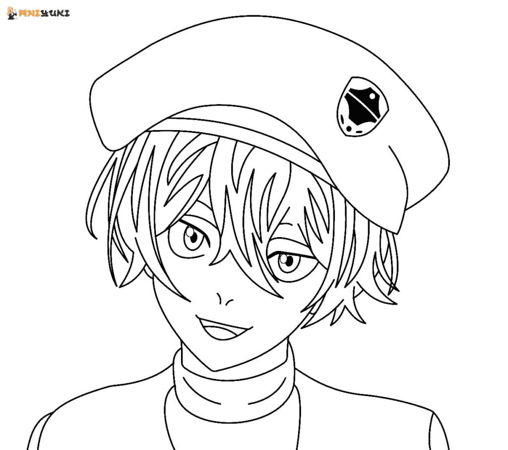 Miya Chinen SK8 the Infinity Coloring Pages