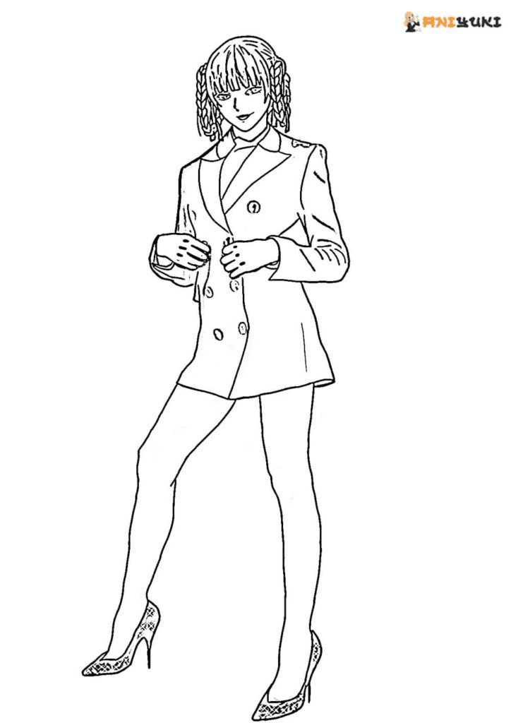 Momobami Kirari Coloring Pages