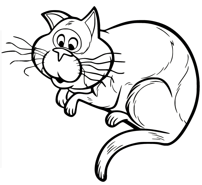 Mr Mittens Coloring Page