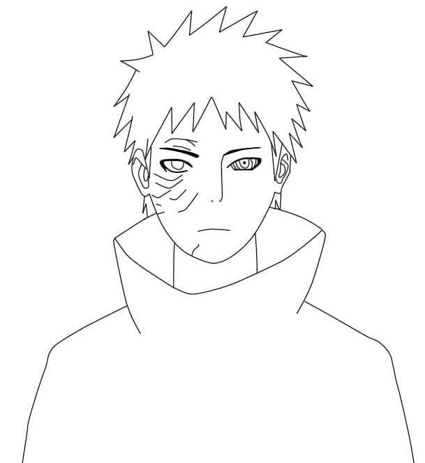 Obito Coloring Pages