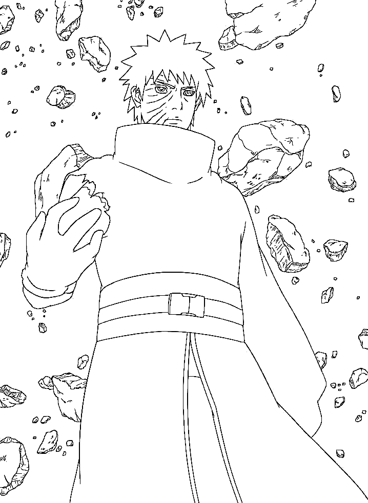 Obito’s Power Coloring Page