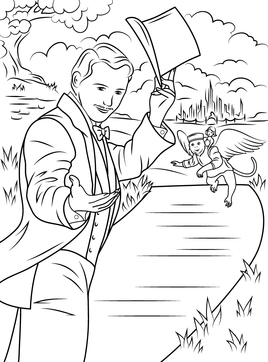 Oz The Great And Powerful Coloring Page