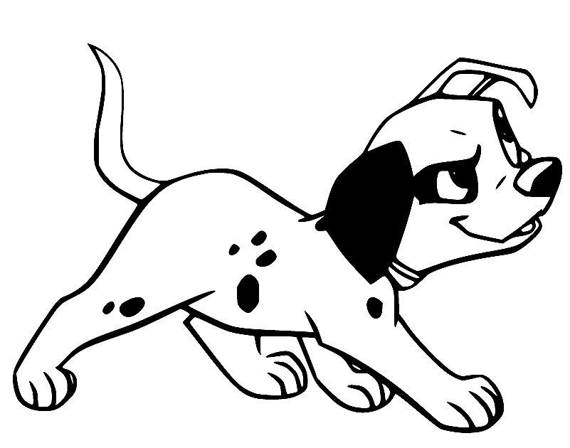 Penny Dalmatian Coloring Page