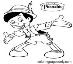 Coloriages de Pinocchio