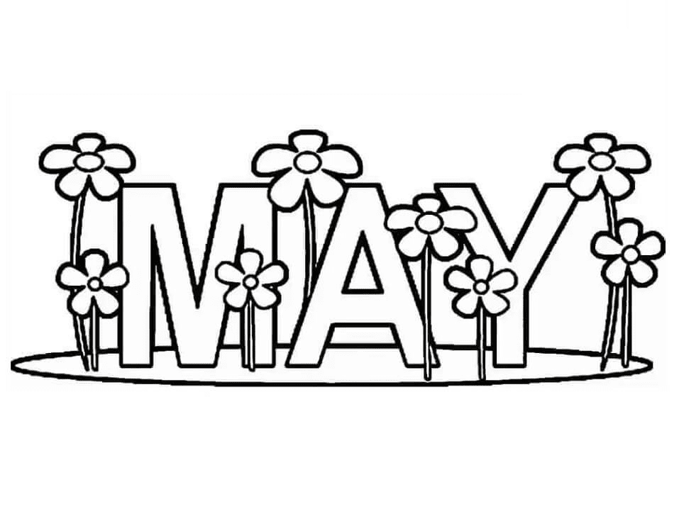Mayo Imprimible Gratis a Partir de Mayo