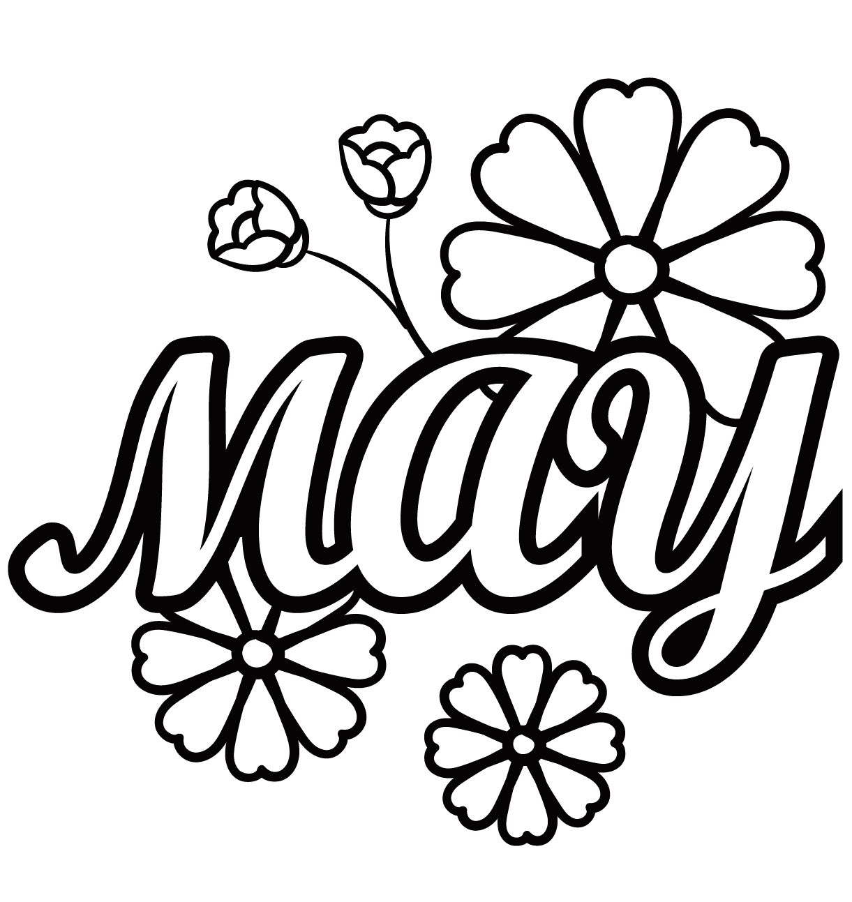 May Coloring Pages For Teens