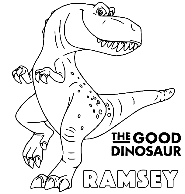 Ramsey van de goede dinosaurus van De goede dinosaurus