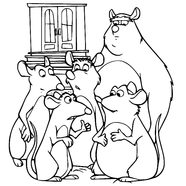 عائلة الفئران من راتاتوي من راتاتوي