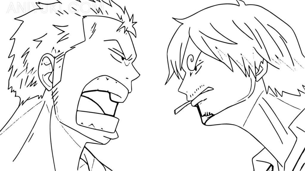 Roronoa Zoro e Sanji di Vinsmoke Sanji