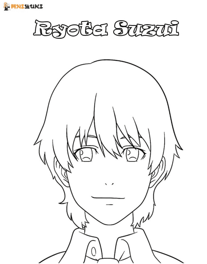 Ryota Suzui Coloring Page