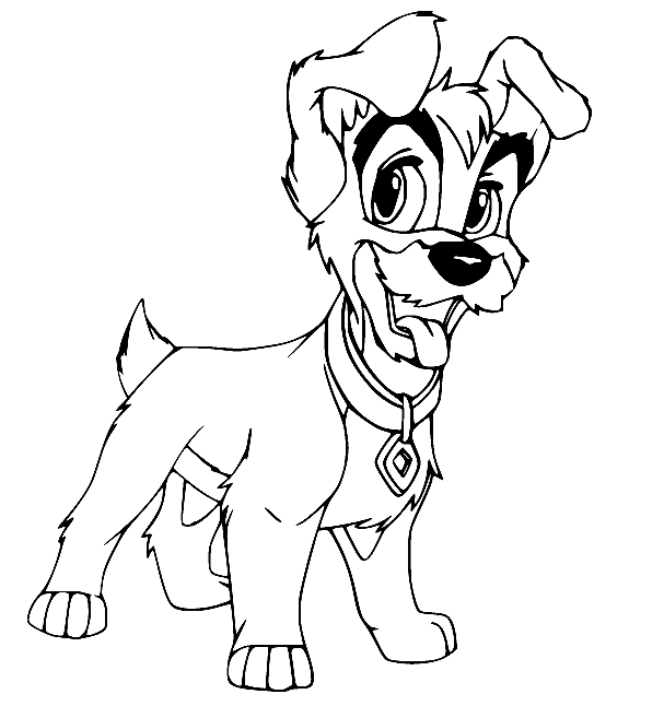 Scamp the Son Coloring Page