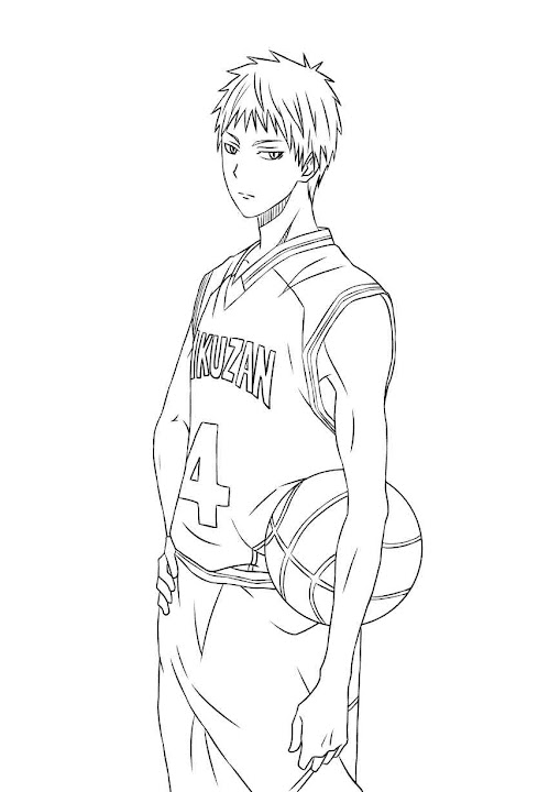 Seijuro Akashi – Kuroko no Basket Coloring Pages