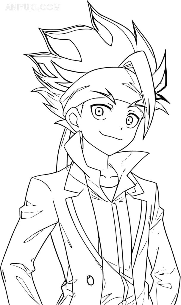 Shindou Kazuki Coloring Pages