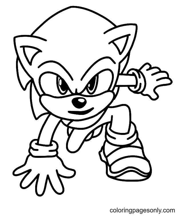 Sonic - Just Color Crianças : Páginas para colorir para crianças - Página 2