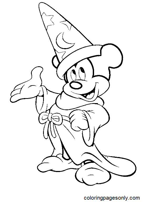 El hechicero Mickey de Fantasía