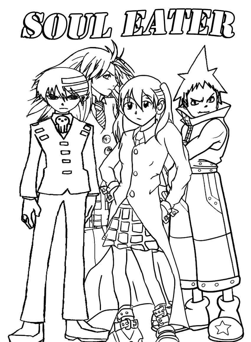 Soul Eater Coloring Page
