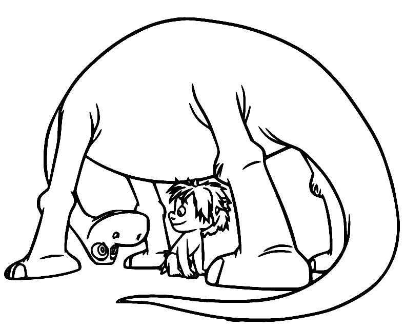 Spot Under Arlos Tummy Coloring Pages