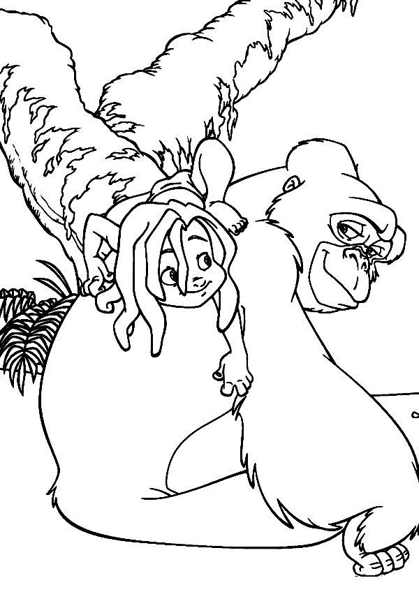 Het Bandar-logboek houdt Mowgli uit Jungle Book