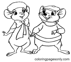 The Rescuers Coloring Pages