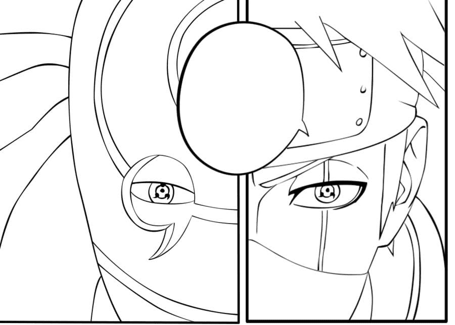 Tobi Face Coloring Pages