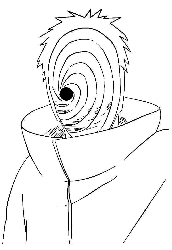 Coloriage Tobi Obito