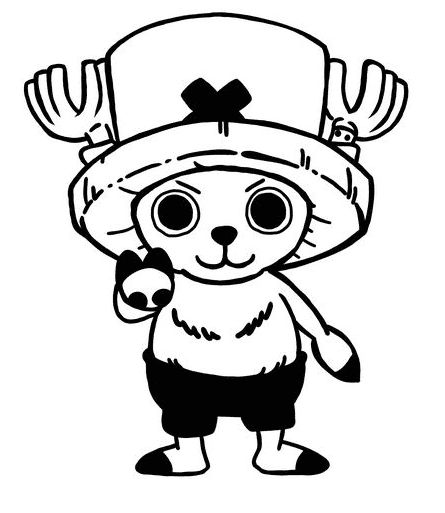 Tony Tony Chopper – Anime One Piece Coloring Pages