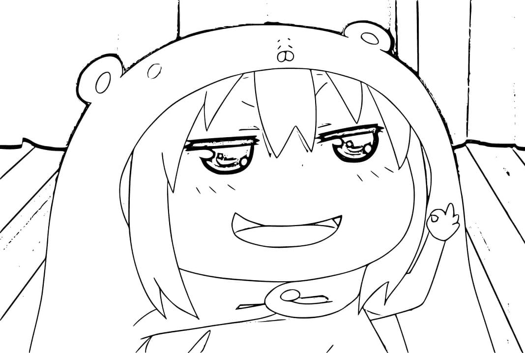 Umaru Doma anime Coloring Pages