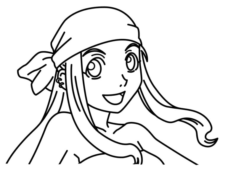 Winry Rockbell Coloring Page