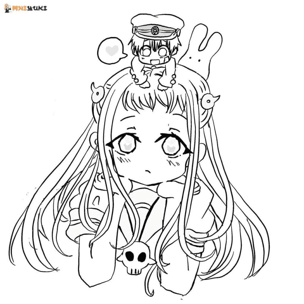 50 Toilet Bound Hanako Kun Coloring Pages Free Printable PDF 