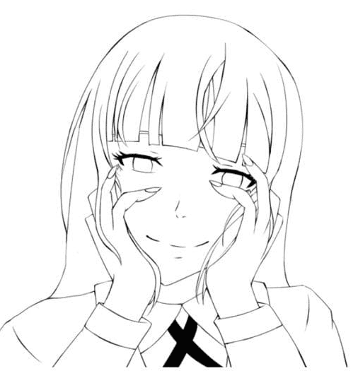 Yumeko Coloring Pages