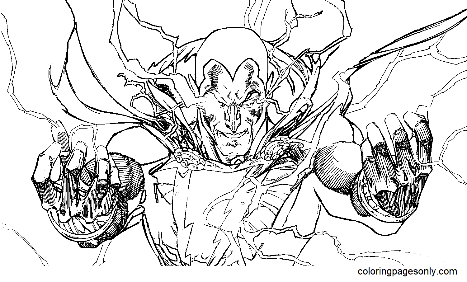 Adam Dc Coloring Pages
