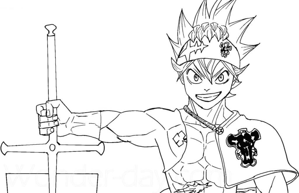 Amazing Asta Coloring Pages