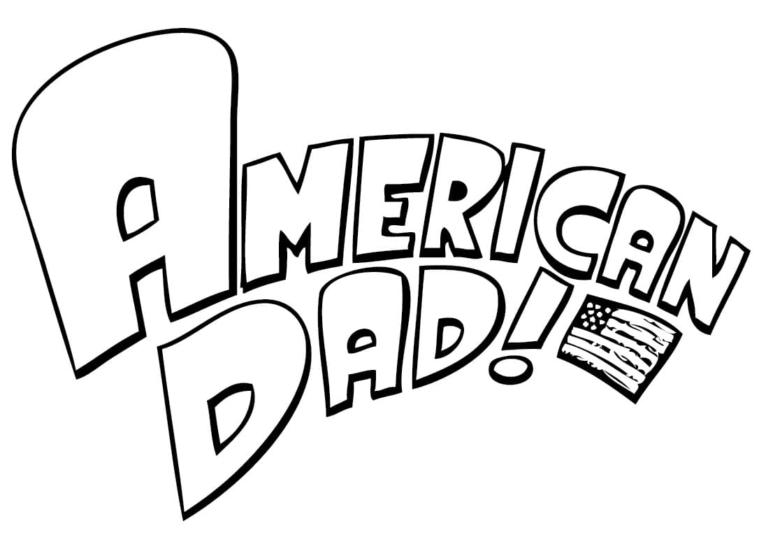 Logotipo do pai americano de pai americano