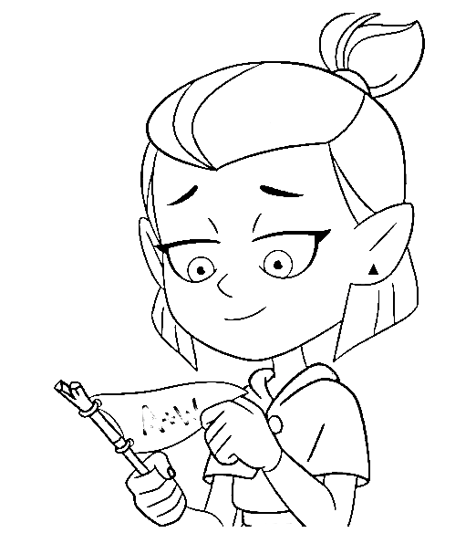 amity blight coloring pages