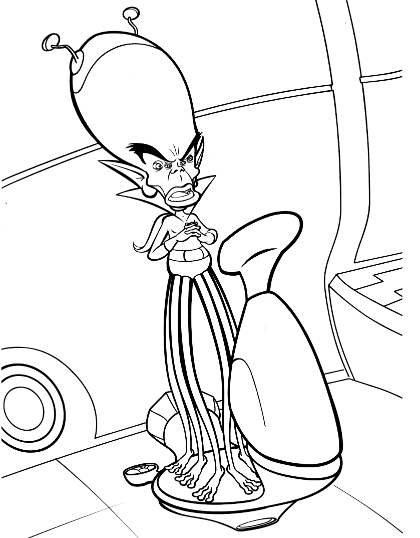 Angry Gallaxhar Coloring Page
